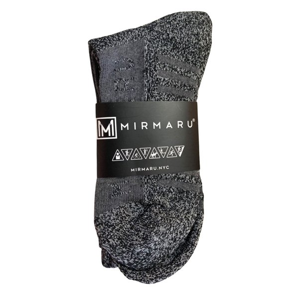 Size 7-10 Men's Multi Performance Outdoor Sport Tube Socks in Heather Gray - Picture 3 of 3